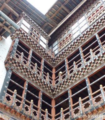 tolle architektur am trongsa dzong 2